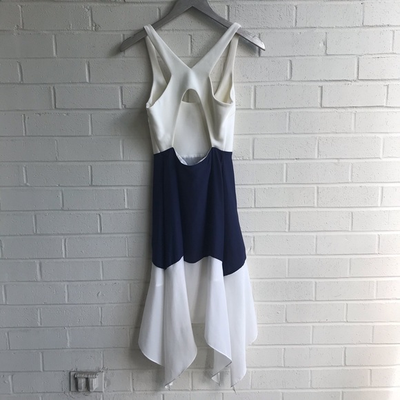 Revolve Likely Color Block Chiffon Cut Out Dress - Picture 7 of 10